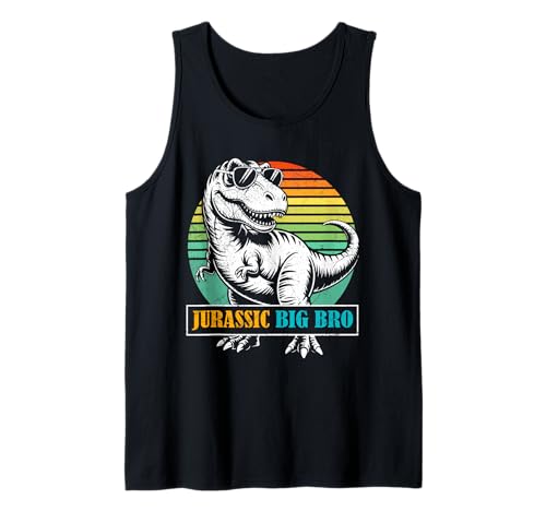 Neues Baby Jurassic Big BRO Lustiges Nachwuchs Tank Top von Neues Baby Geschenk Nachwuchs T-Shirt Familie Set