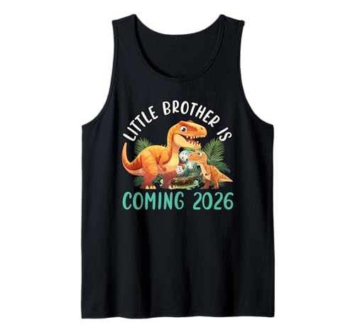 Neues Baby Little Brother is Coming 2026 Lustig Brüder Tank Top von Neues Baby Geschenk Nachwuchs T-Shirt Familie Set