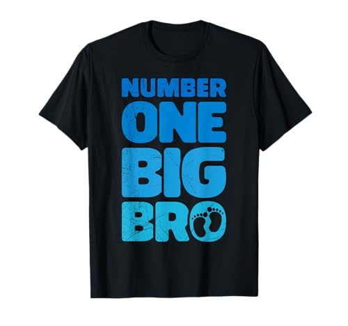 Neues Baby Number ONE Big BRO Lustiges Brüder T-Shirt von Neues Baby Geschenk Nachwuchs T-Shirt Familie Set