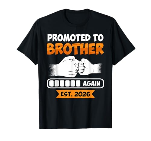 Neues Baby Promoted to Big BRO Again Lustiges Brüder T-Shirt von Neues Baby Geschenk Nachwuchs T-Shirt Familie Set