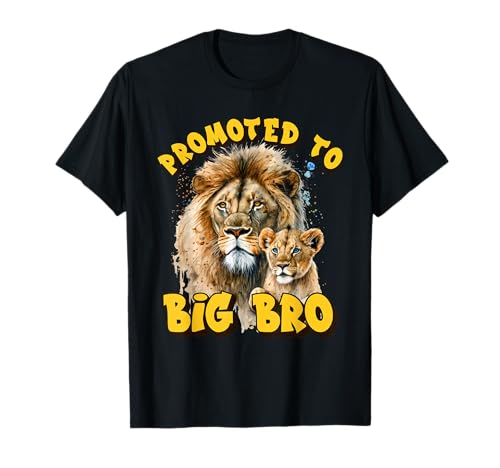 Neues Baby Promoted to Big BRO Lustiges Brüder T-Shirt von Neues Baby Geschenk Nachwuchs T-Shirt Familie Set
