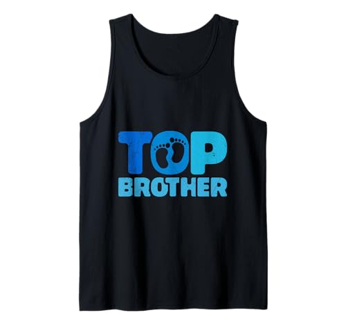 Neues Baby TOP Brother Lustiges Brüder Tank Top von Neues Baby Geschenk Nachwuchs T-Shirt Familie Set