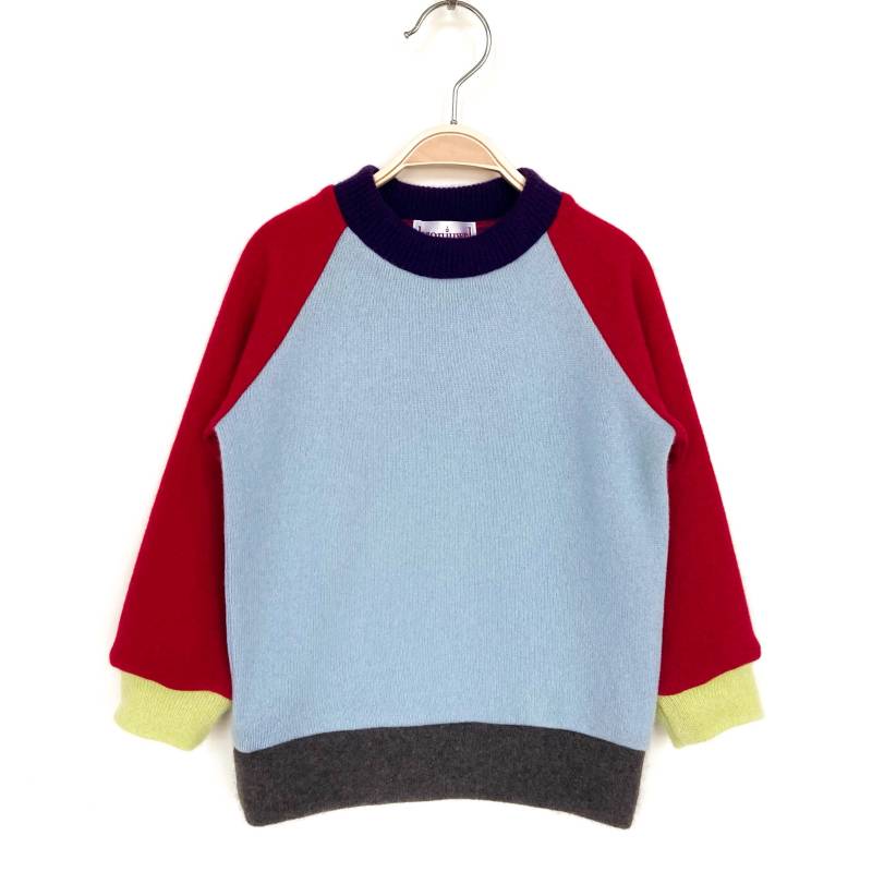 Kaschmirpullover 86/92 Viele Farbvarianten/Upcycling Kinderpullover 100% Kaschmir Colorblockpullover Für Kleinkinder Wollpullover von NeuesAusAltemGewand