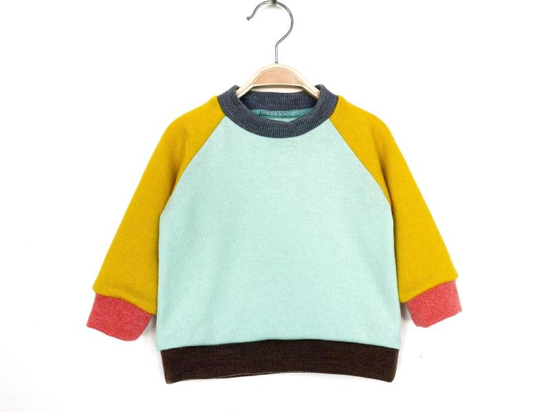Wollpullover Größe 74 Viele Farbvarianten - Upcycling Babypullover Aus 100% Merinowolle Geschenk Zur Geburt Nachhaltige Babyausstattung von NeuesAusAltemGewand