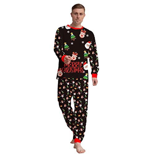 Neufigr Weihnachtspyjama Familie Set,Weihnachts Pyjama,Weihnachten Schlafanzug,Christmas Pyjamas,Weihnachtspyjama für Damen (M,PJs- 14) von Neufigr