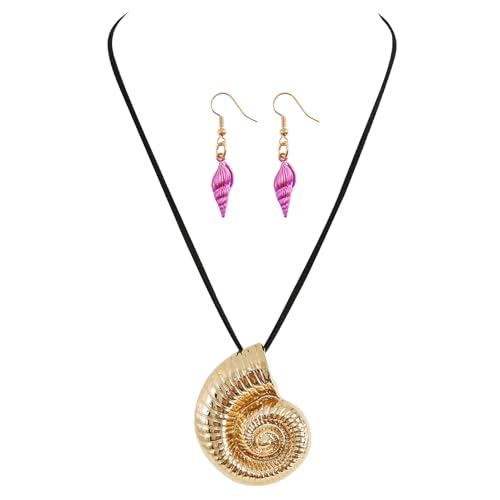 Octopus Kostüm Zubehör Set für Frauen Meer Hexe Muschel Muschel Halskette Ohrringe Urlaub Party Dress Up, Mehrfarbig, Einheitsgröße Octopus Kostüm Zubehör Set für Frauen Meer Hexe Muschel Muschel Halskette Ohrringe Urlaub Party Dress Up, Mehrfarbig, Einheitsgröße von Neujiwo
