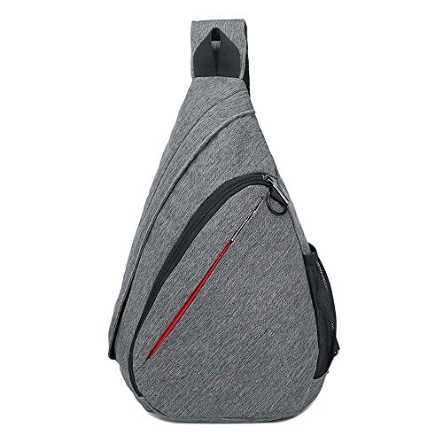 Neuleben Wasserfest Damen Herren für Outdoor Sport Fahrrad Reise Schulterrucksack Sling Rucksack Umhängetasche Daypack Fahrradrucksäcke (Grau) von Neuleben