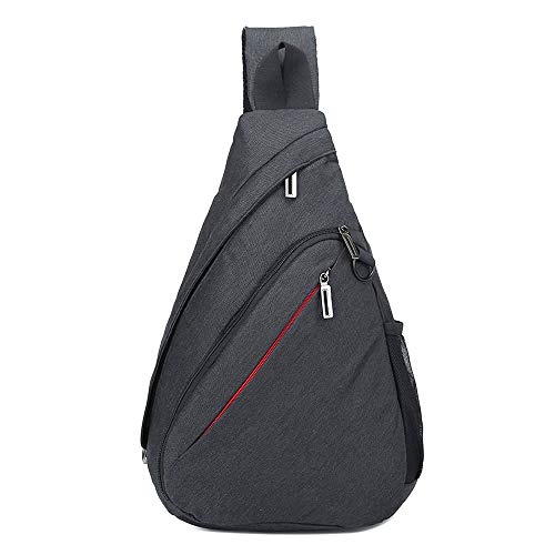 Neuleben Wasserfest Damen Herren für Outdoor Sport Fahrrad Reise Schulterrucksack Sling Rucksack Umhängetasche Daypack Fahrradrucksäcke (Schwarz) von Neuleben