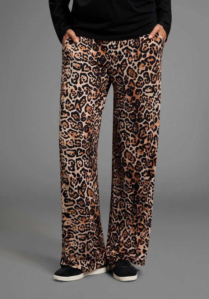 Neun Monate Umstandshose Umstandshose in Leodesign Umstands-Hose mit weitem Bein von Neun Monate