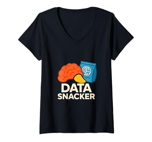 Damen Lustiger Programmierer AI Tech Humor Graphic Nerd Design T-Shirt mit V-Ausschnitt Damen Lustiger Programmierer AI Tech Humor Graphic Nerd Design T-Shirt mit V-Ausschnitt von Neural Network Debug Code Tech Humor Studio