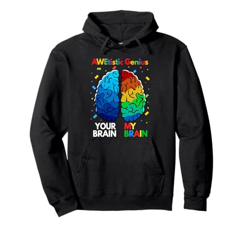 Funny Neurodiversity Autism Awareness Awetistic Genius Boys Pullover Hoodie Funny Neurodiversity Autism Awareness Awetistic Genius Boys Pullover Hoodie von Neurodiversity Autism ADHD Acceptance GIfts