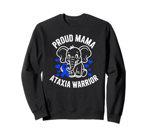 Stolze Mama Ataxia Krieger Elefant Bewusstsein für Frauen Sweatshirt von Neurological Ataxia Awareness Mom Advocate
