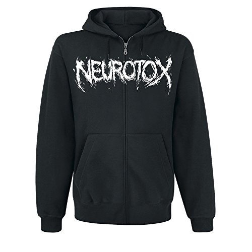Neurotox - "Skull Kapuzenjacke, Farbe: schwarz, Größe: XXL von Neurotox