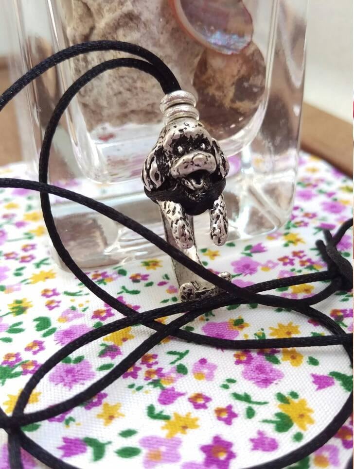 Pudel Halskette/Ring "2In1" Silber Pudel Halskette/Ring "2In1" Silber von NeusArtAnimal