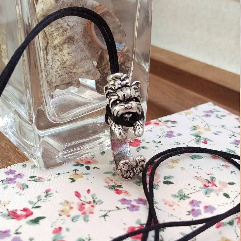 Yorkshire Terrier Halskette, Silber Yorkshire Terrier Halskette, Silber von NeusArtAnimal