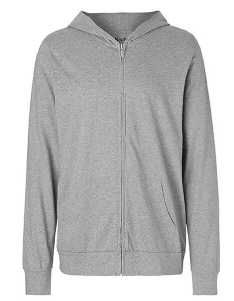 Neutral® Unisex Jersey (T-Shirt Stoff) College Hoodie Hoody Kapuzenpullover Sweatjacke von Neutral®
