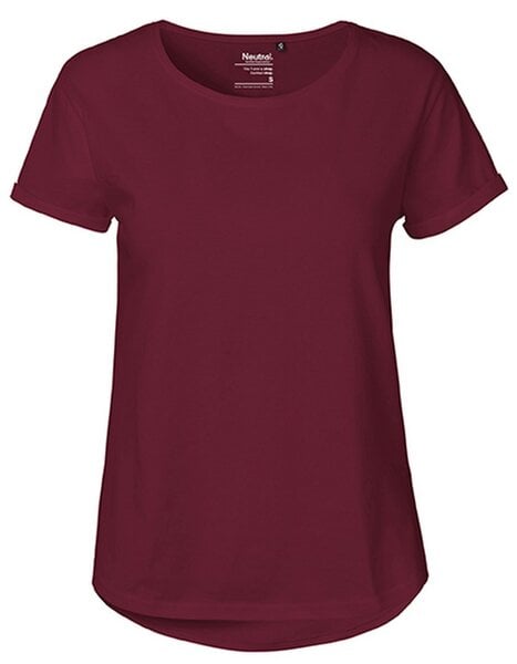 Neutral® Damen Roll Up Sleeve T-Shirt von Neutral Bio Baumwolle Rollärmel von Neutral®