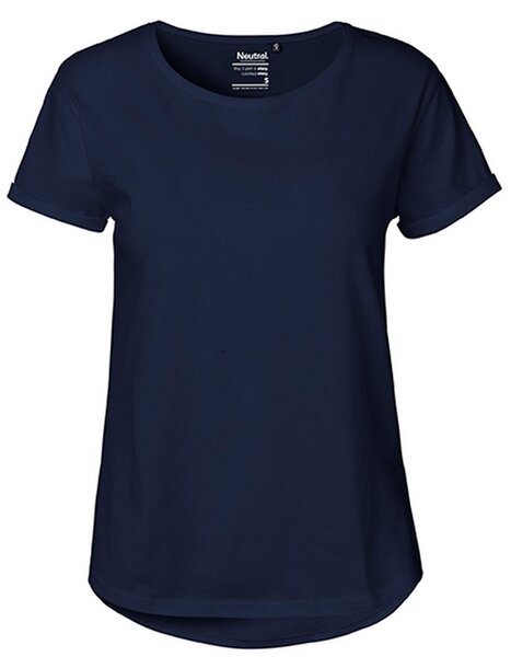 Neutral® Damen Roll Up Sleeve T-Shirt von Neutral Bio Baumwolle Rollärmel von Neutral®