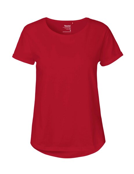 Neutral® Damen Roll Up Sleeve T-Shirt von Neutral Bio Baumwolle Rollärmel von Neutral®