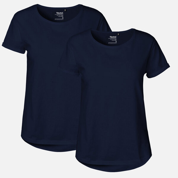 Doppelpack Neutral® Ladies Roll Up Sleeve T-Shirt von Neutral®