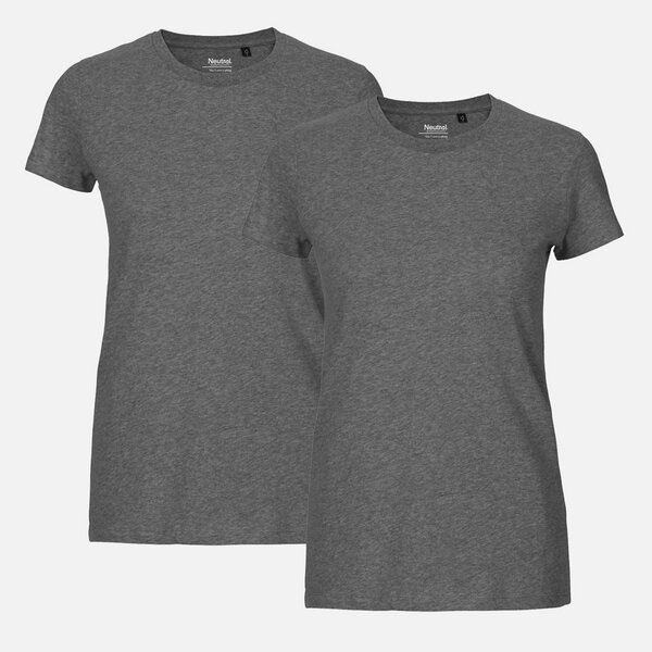 NEUTRAL® Doppelpack Damen Bio T-Shirt  - Bio Baumwolle von Neutral®