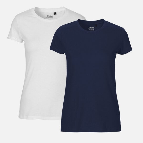 NEUTRAL® Doppelpack Damen Bio T-Shirt  - Bio Baumwolle von Neutral®