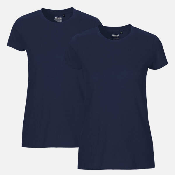 NEUTRAL® Doppelpack Damen Bio T-Shirt  - Bio Baumwolle von Neutral®