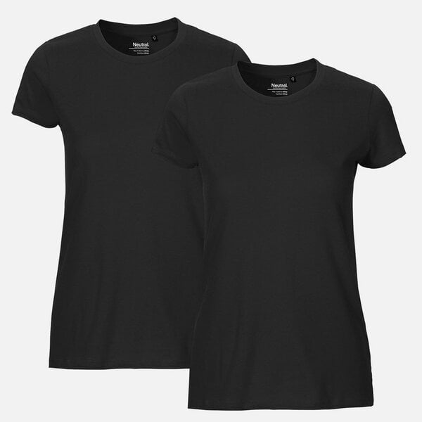 NEUTRAL® Doppelpack Damen Bio T-Shirt  - Bio Baumwolle von Neutral®