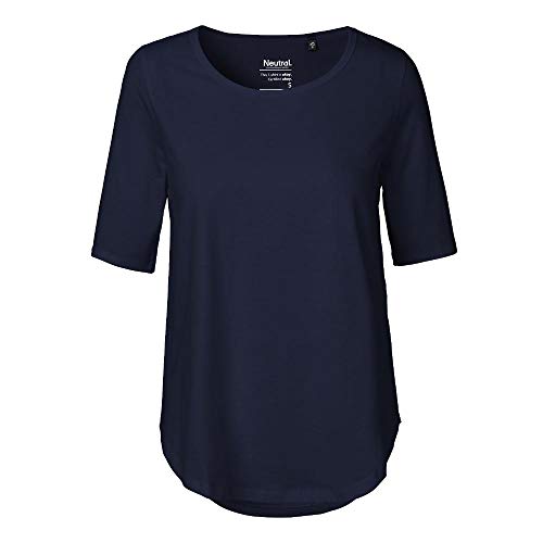 Neutral - Damen Halbarm Shirt / Navy, L von Neutral