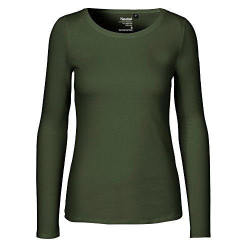 Neutral - Damen Longsleeve/Military, M von Neutral