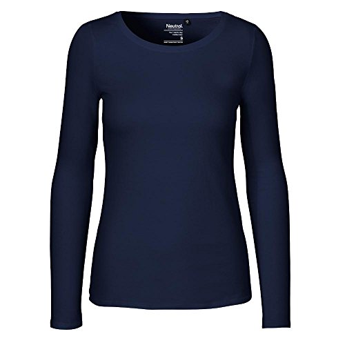 Neutral - Damen Longsleeve/Navy, L von Neutral