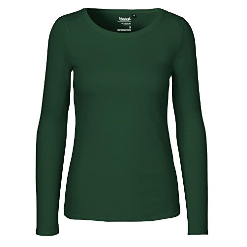 Neutral - Damen Longsleeve / Bottle Green, L von Neutral