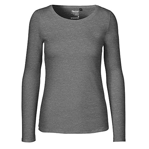 Neutral - Damen Longsleeve / Dark Heather, L von Neutral