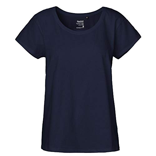 Neutral - Damen Loose Fit T-Shirt / Navy, L von Neutral