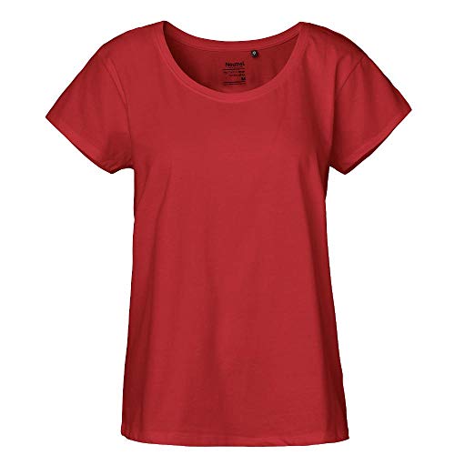 Neutral - Damen Loose Fit T-Shirt / Red, L von Neutral