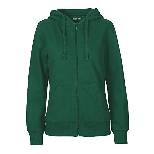 Neutral - Damen Sweatjacke 'Zip Hoodie' / Bottle Green, L von Neutral