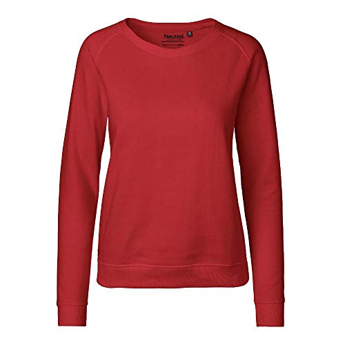 Neutral - Damen Sweatshirt aus Biobaumwolle / Red, M von Neutral