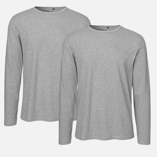 Neutral® Neutral Doppelpack Long Sleeve Shirt Herren - Bio-Baumwolle von Neutral®