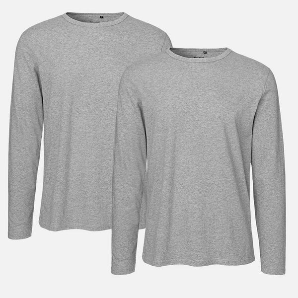 Neutral® Neutral Doppelpack Long Sleeve Shirt Herren - Bio-Baumwolle von Neutral®