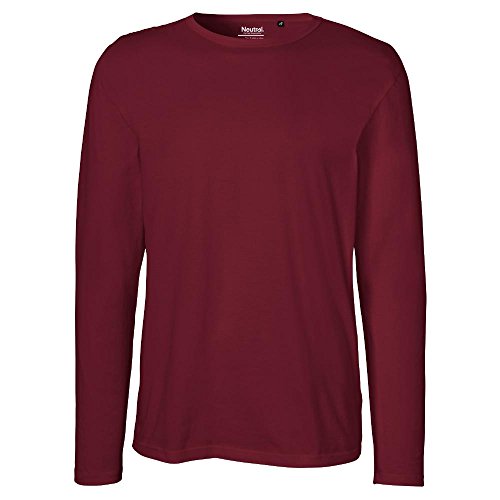 Neutral - Herren Longsleeve/Bordeaux, XL von Neutral