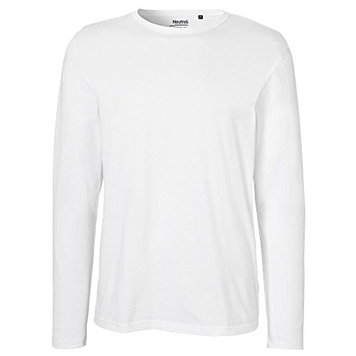 Neutral - Herren Longsleeve/White, L von Neutral