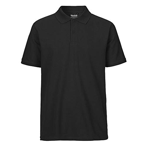 Neutral - Herren Poloshirt 'Classic' / Black, 4XL von Neutral