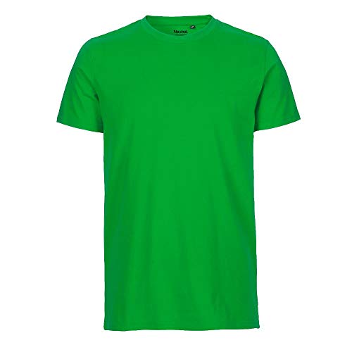 Neutral - Herren T-Shirt 'Fitted' / Green, M von Neutral