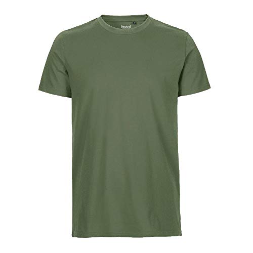 Neutral - Herren T-Shirt 'Fitted' / Military, 3XL von Neutral