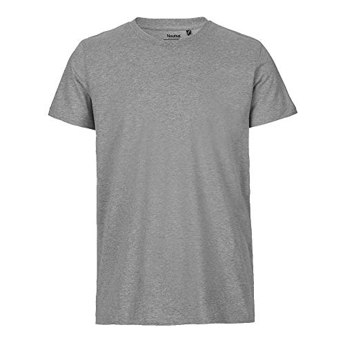 Neutral - Herren T-Shirt 'Fitted' / Sports Grey, XL von Neutral
