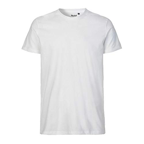 Neutral - Herren T-Shirt 'Fitted' / White, 3XL von Neutral