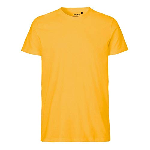 Neutral - Herren T-Shirt 'Fitted' / Yellow, 3XL von Neutral