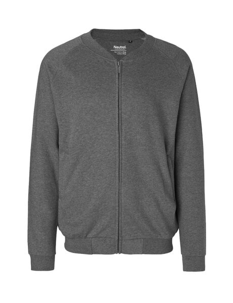 Neutral® Herren Unisex Sweatjacke ohne Kapuze von Neutral®