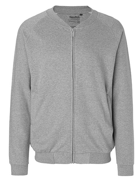 Neutral® Herren Unisex Sweatjacke ohne Kapuze von Neutral®