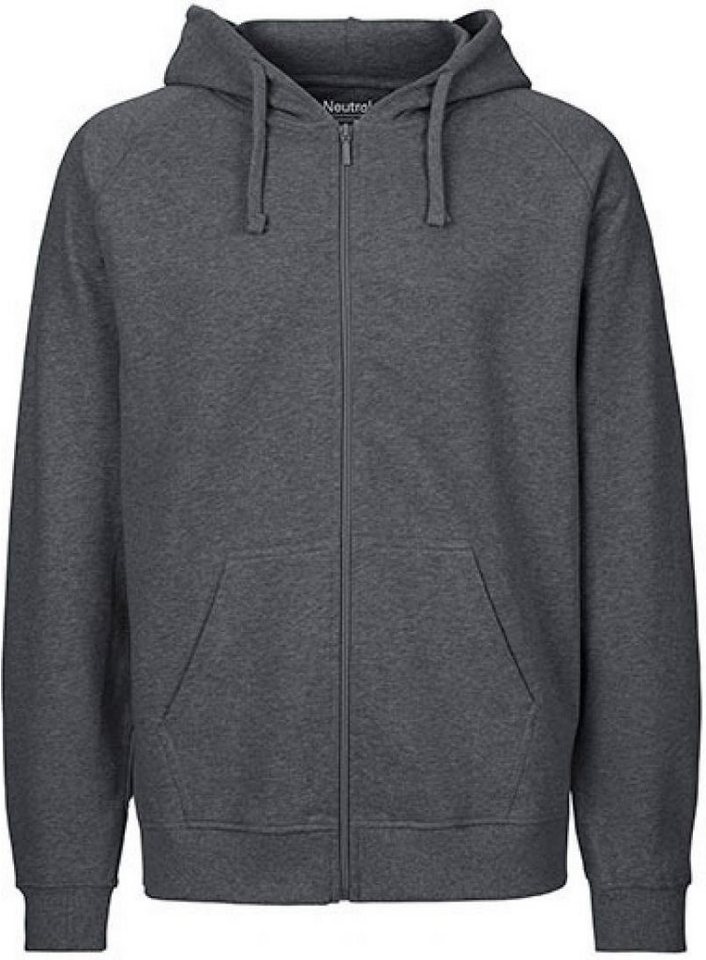 Neutral Kapuzensweatjacke Herren Zip Hoodie Kaputzenjacke / 100% Fairtrade-Baumwolle von Neutral